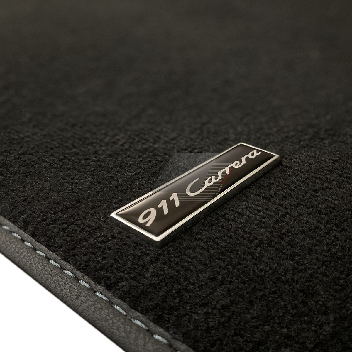 911 Carrera Chrome Badge